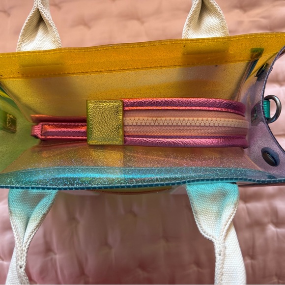 Kurt Geiger Colorful Transparent Tote Bag - Picture 6 of 11
